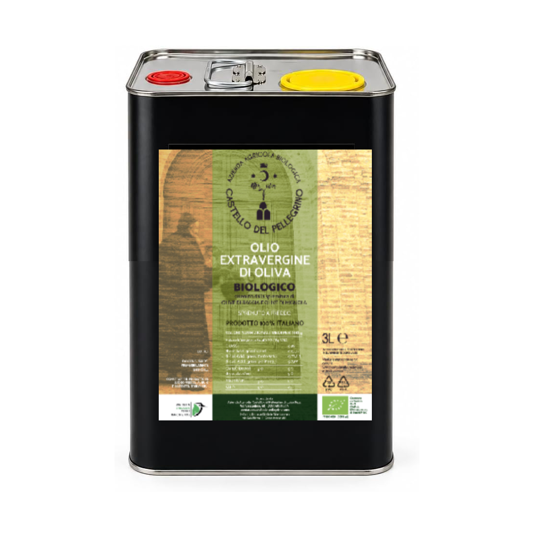Organic Extra-Virgin Olive Oil 3 L